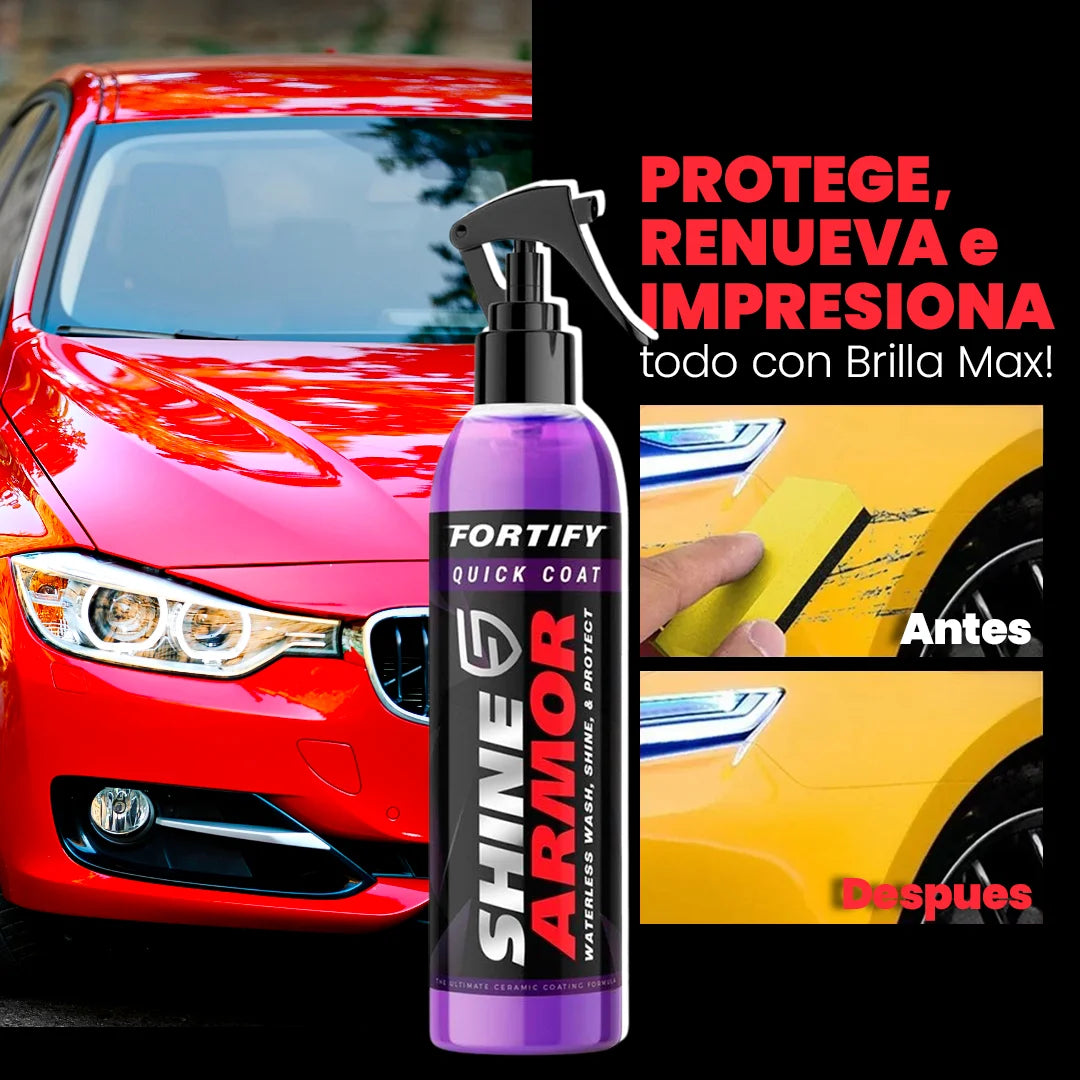 Spray Shine Max -¡Renueva el Brillo de tu Auto en Minutos! (+ Paño Gratis)