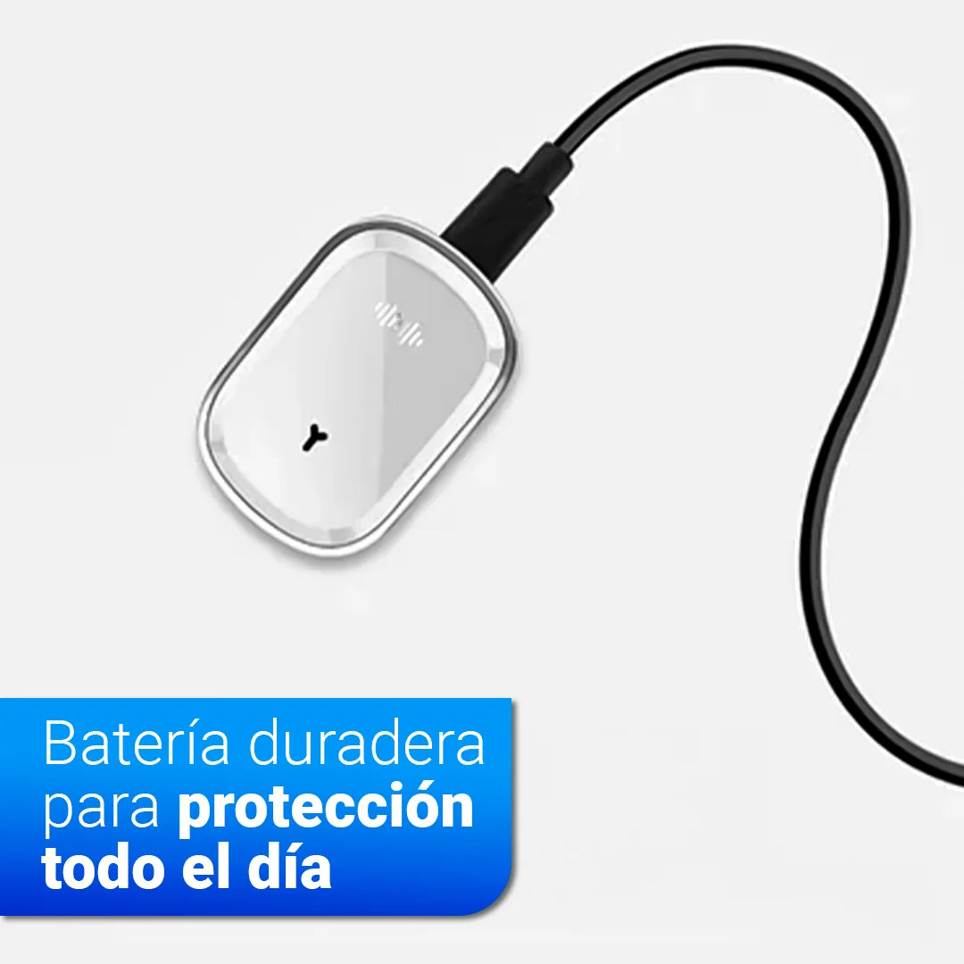 BuzzShield – Repelente Electrónico Portátil Protección Continua 12h