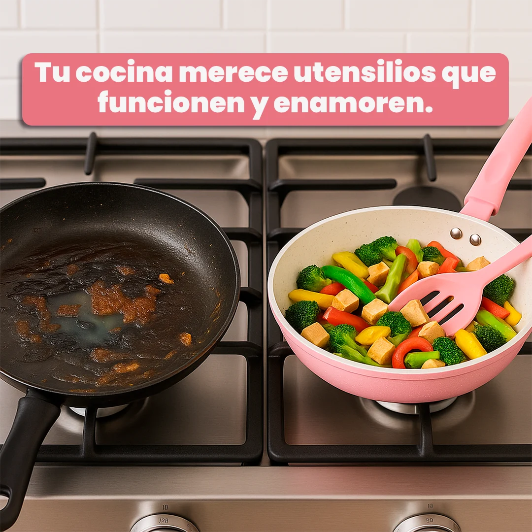 Juego de Ollas Antiadherentes SafeCook 13 Piezas