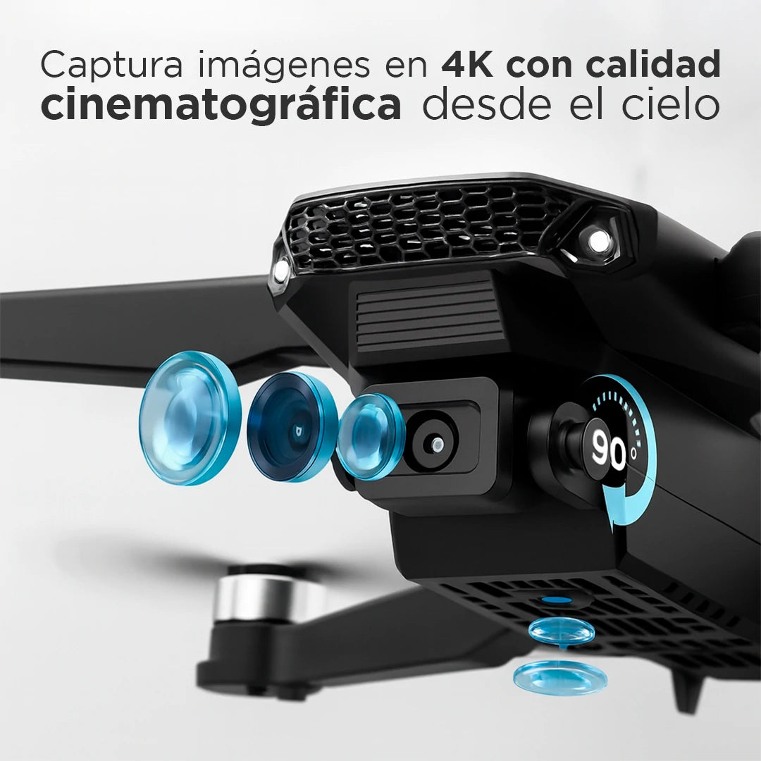 VisionFly 4K: Drone con Estabilidad GPS e Imágenes Cinematográficas | LLÉVATE GRATIS AURICULARES NIMBUS + regalo sorpresa