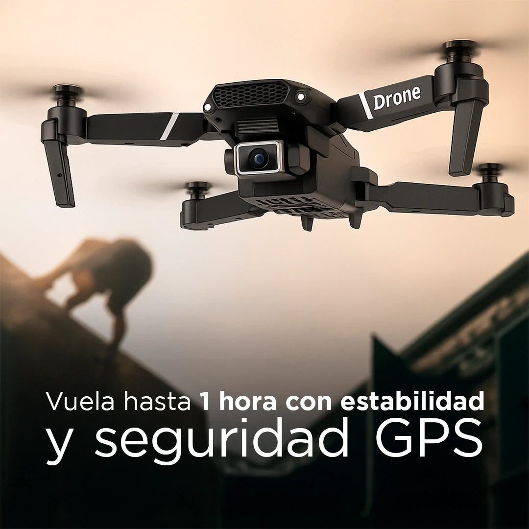 VisionFly 4K: Drone con Estabilidad GPS e Imágenes Cinematográficas | LLÉVATE GRATIS AURICULARES NIMBUS + regalo sorpresa