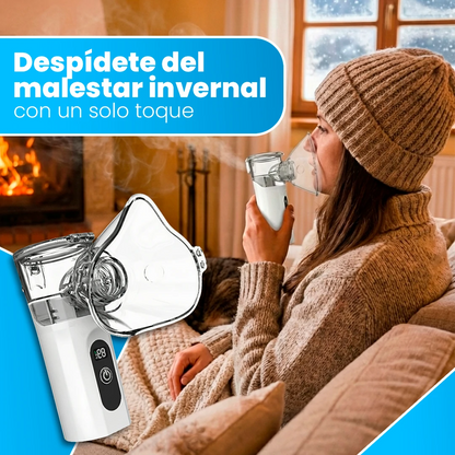 AirZen – Nebulizador Portátil 30ml Ultrasónico, Silencioso, Ligero y Seguro para Toda la Familia