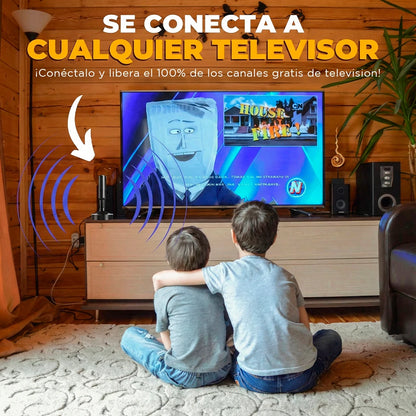 Disfruta de más canales gratis con la Antena TDT