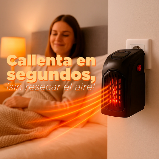MiniTherm Pro – Calefactor Inteligente Cerámico 400W | Portátil, Silencioso