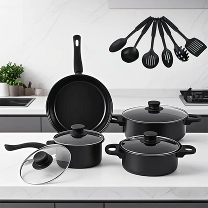 Juego de Ollas Antiadherentes SafeCook 13 Piezas
