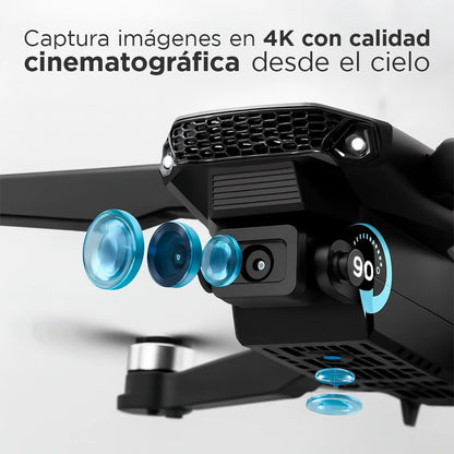 VisionFly 4K: Drone con Estabilidad GPS e Imágenes Cinematográficas | LLÉVATE GRATIS AURICULARES NIMBUS + regalo sorpresa